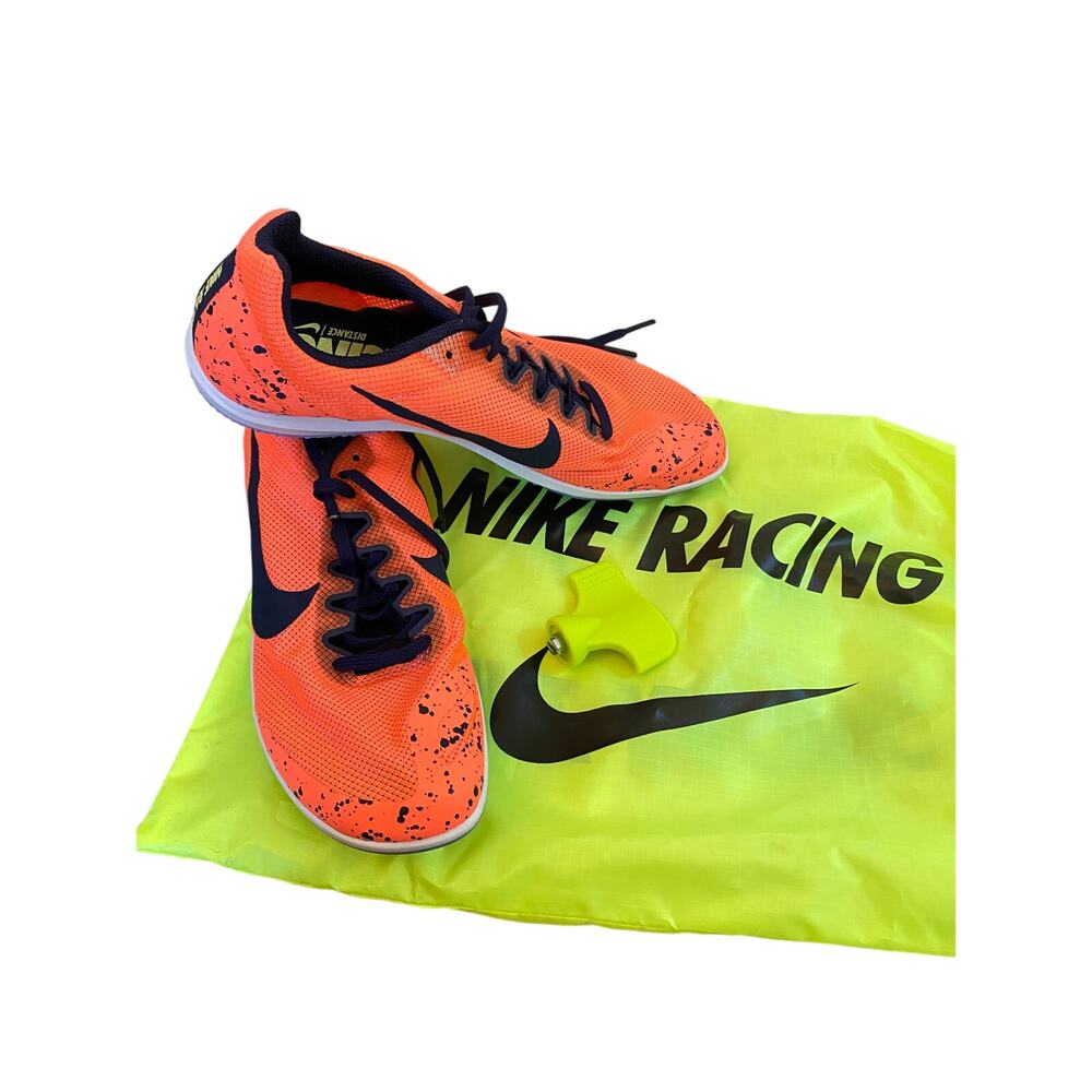 NWOT Nike Women's, Zoom Rival D 10 907566-800 Size 8.5, Track Shoes, Orange - Picture 1 of 5